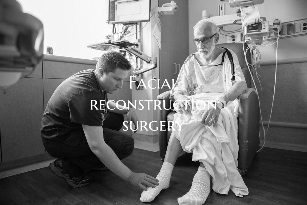 Facial reconstruction surgery